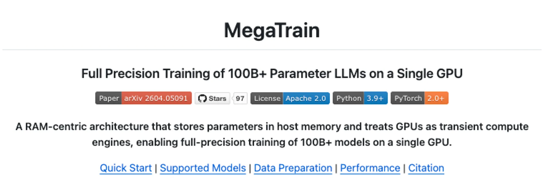 'MegaTrain' 단일 GPU로 1000억 매개변수 AI 모델 훈련 성공...메모리 중심 시스템으로 분산 클러스터 필요성 제거