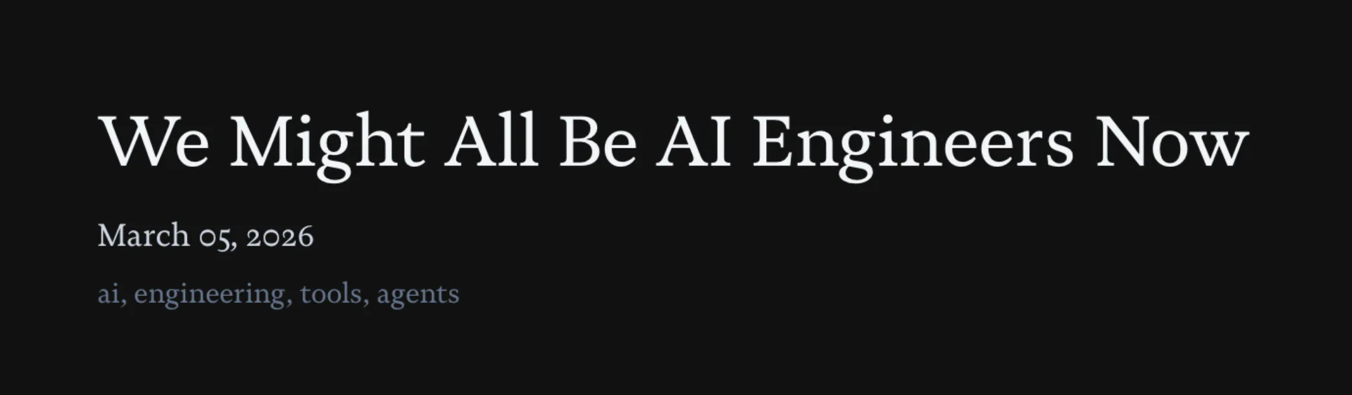 "이제 우리 모두가 AI 엔지니어" 소프트웨어 개발 패러다임 대전환...개발자, 코드 '작성'에서 설계·감독으로 역할 이동