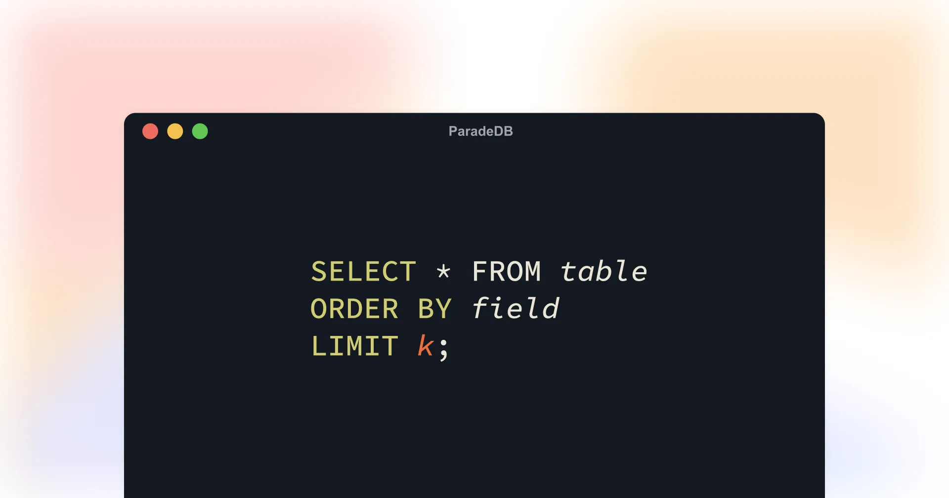 ParadeDB, 포스트그레스SQL 'Top K' 쿼리 성능 대폭 개선...기존 대비 최대 100배 향상