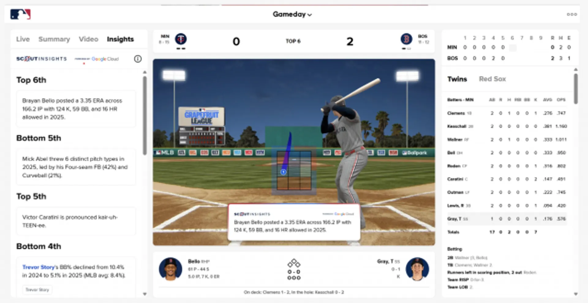 구글 클라우드, 제미나이 AI 기반 MLB 스카우트 인사이트 출시...실시간 야구 데이터 분석으로 전문가 수준 인사이트 제공