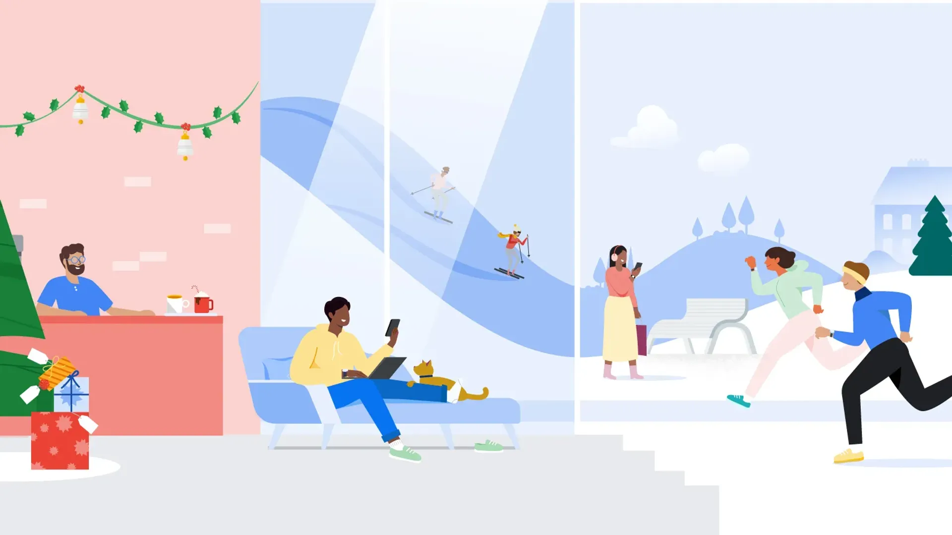 Fitbit, 휴가철 건강 데이터 공개...크리스마스 걸음 수 1,750걸음 감소...1,100만 사용자 분석 결과, 신년 건강 목표 설정에 활용 기대