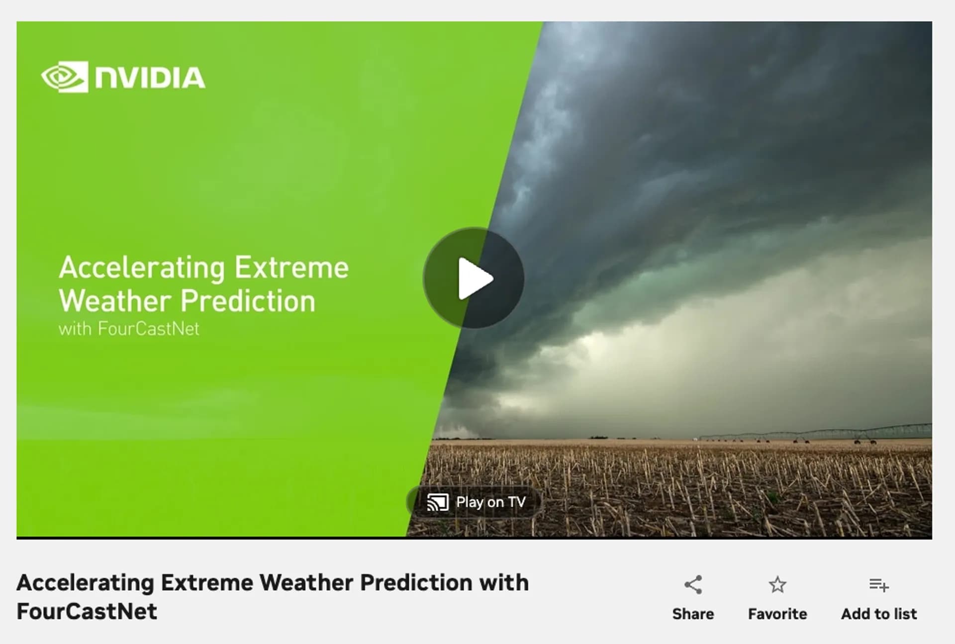 Accelerating Extreme Weather Prediction with FourCastNet, 엔비디아 제공 image.png