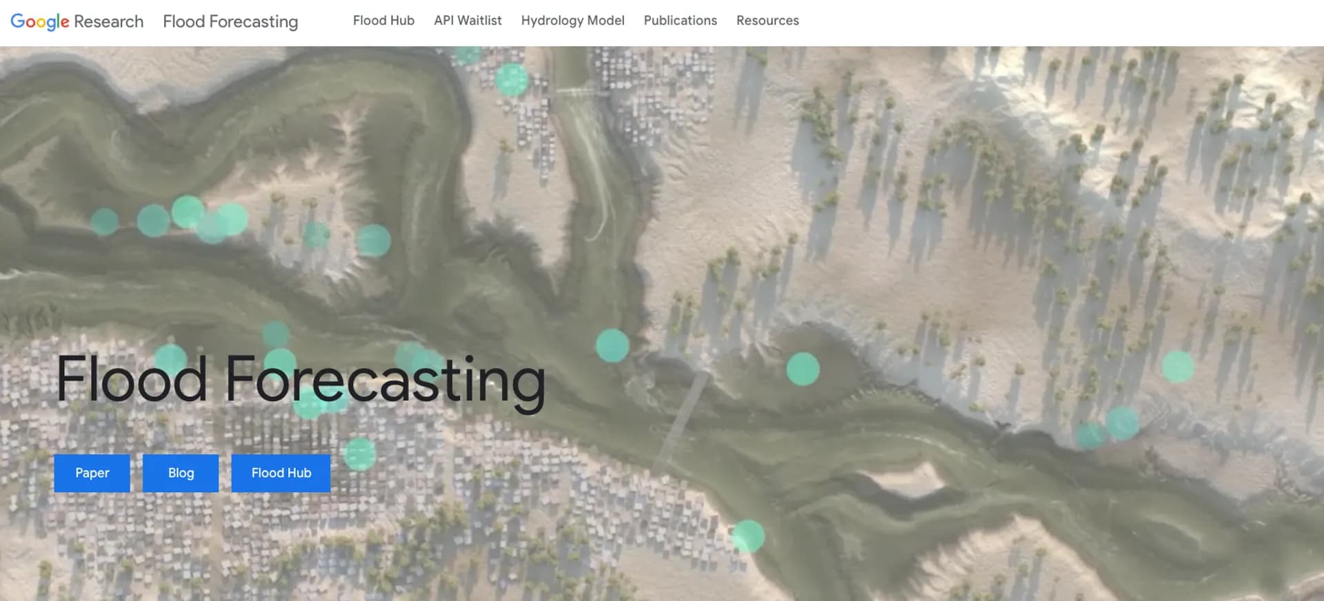 Google Flood Hub, Google 제공 image.png